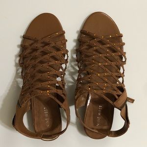 Nine West Sandals with Rhinestones